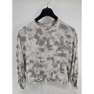 Splendid Women's Large Tie Dye Crop Sweater‎